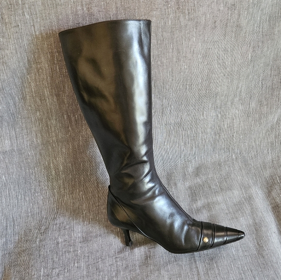 Chanel Dark Brown Mid Calf High-End Fashion Boots Size 6 US (MINT) - Picture 7 of 16
